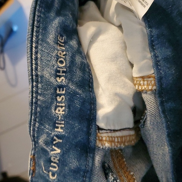 AE Ne(x)t Level Curvy Denim Shortie Short - Picture 5 of 6